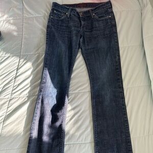 Source Unknown Dark Blue Women's Boot-Cut Jeans